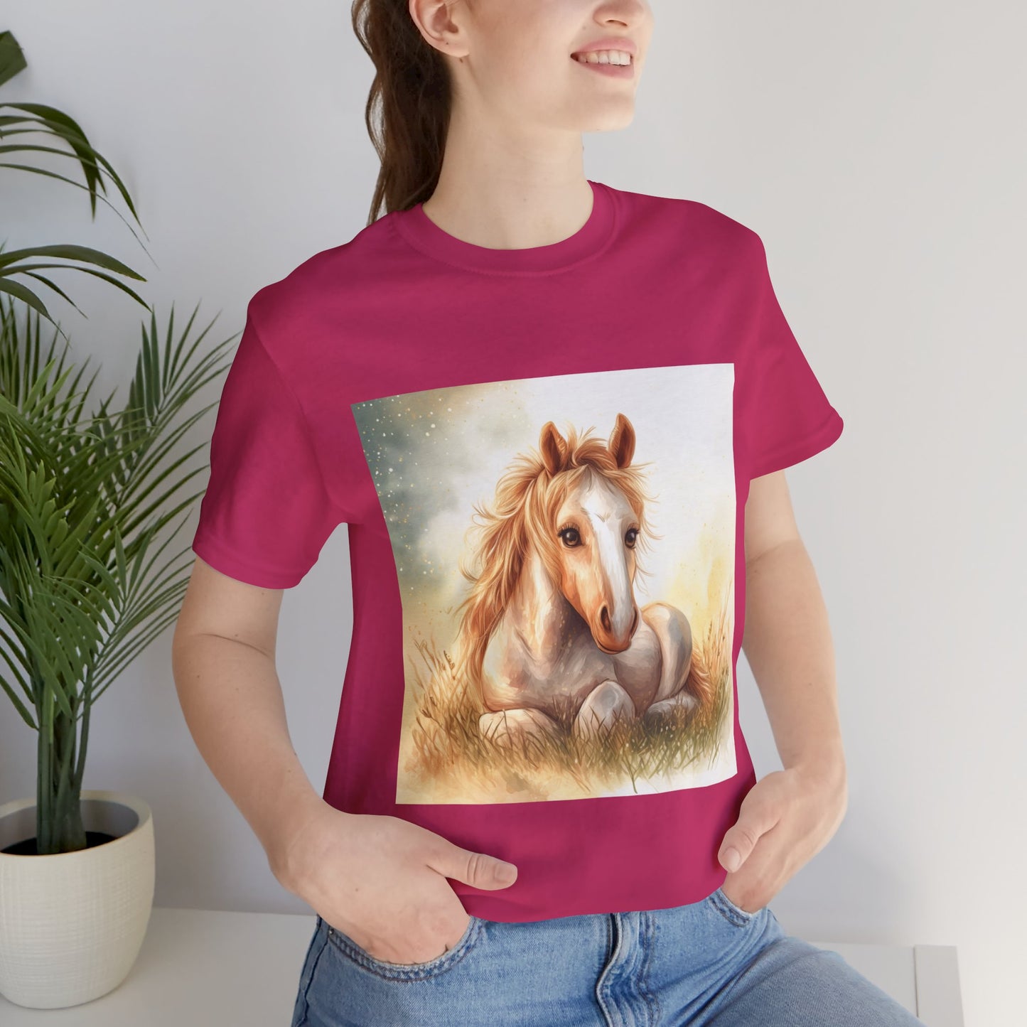 Palamino Horse Unisex Jersey Short Sleeve Tee