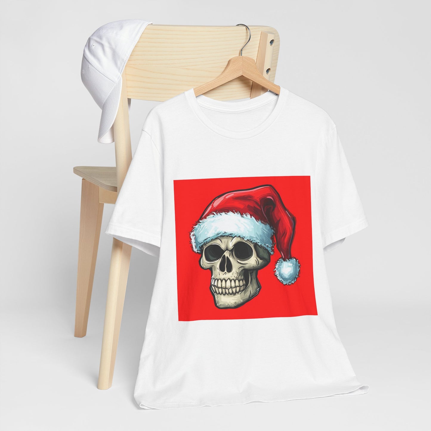 Cute Spooky Holiday Skull Unisex Jersey Tee