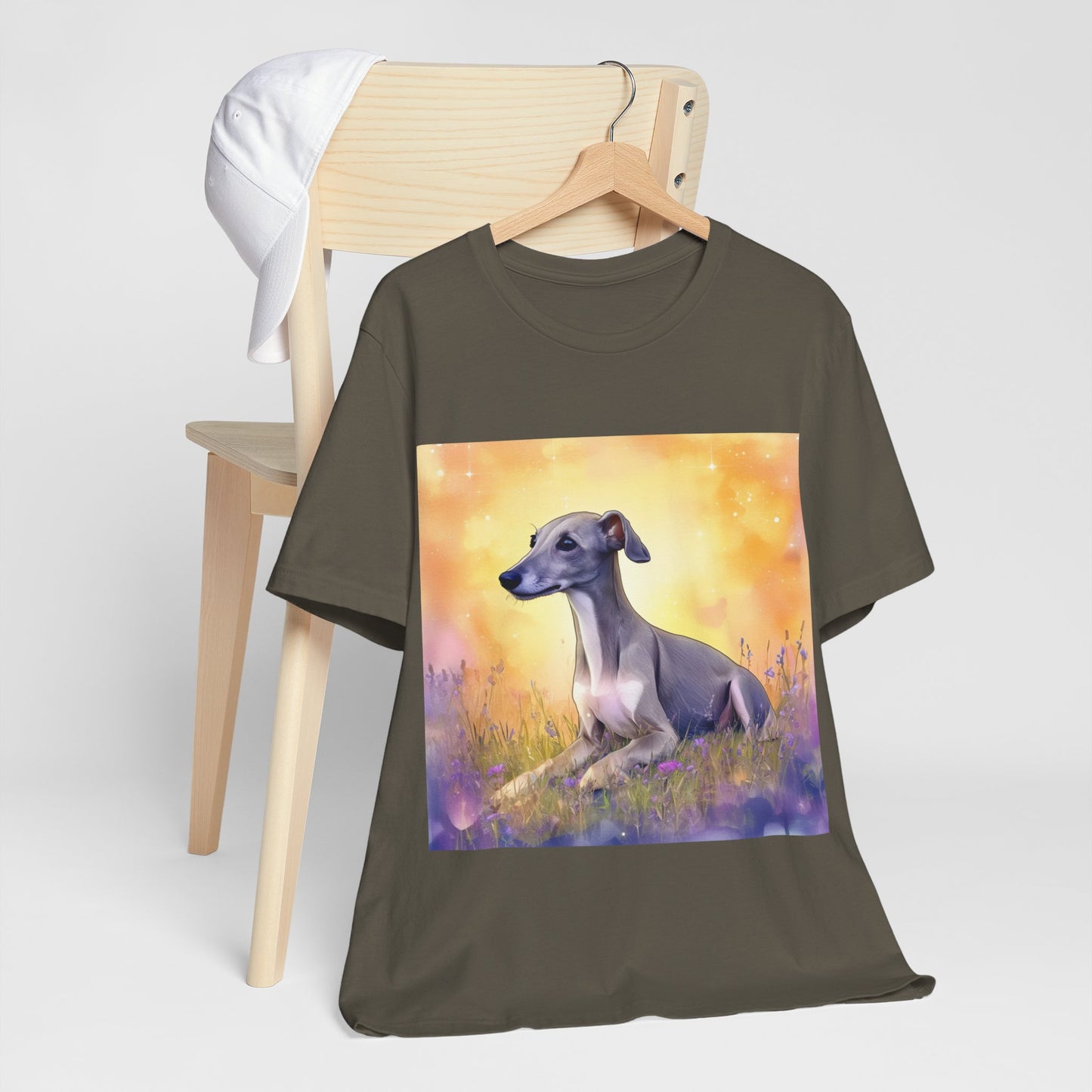 Sunset Greyhound Jersey Short Sleeve Tee