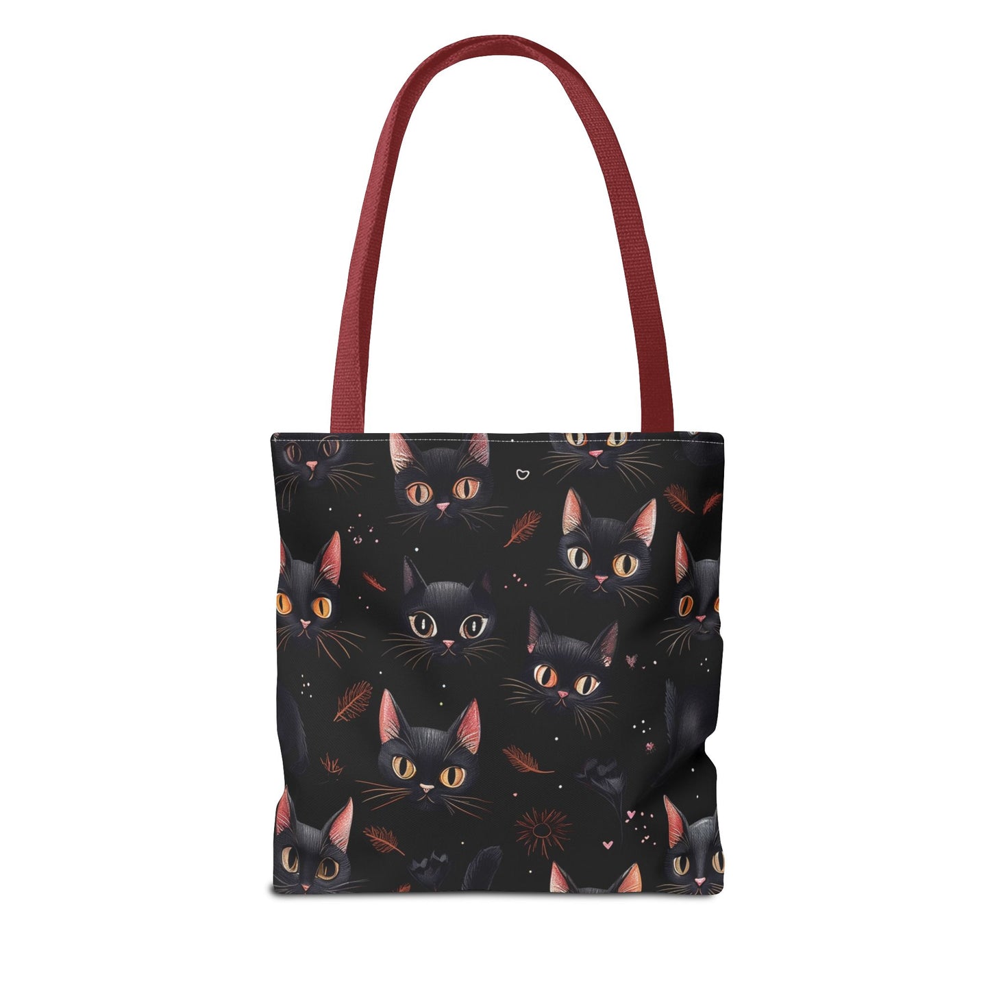 Cute Black Cat Pattern Tote Bag (AOP)