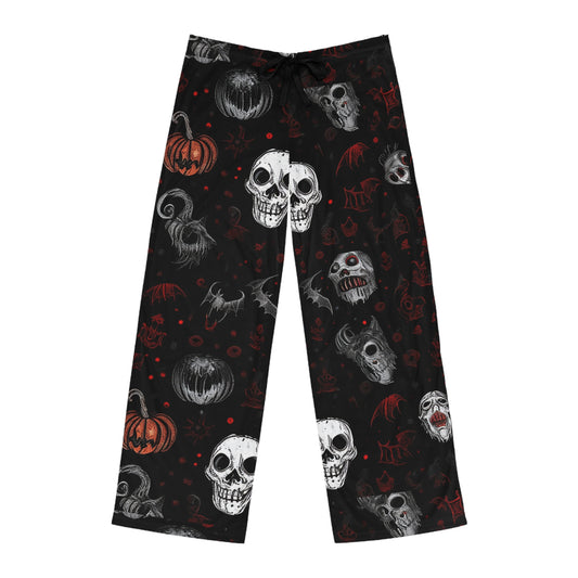 Creepy Halloween Men's Pajama Pants (AOP)