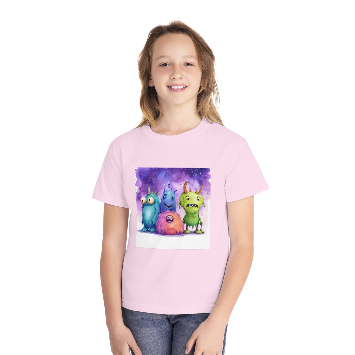 Cartoon Movie Monsters Youth Midweight Tee