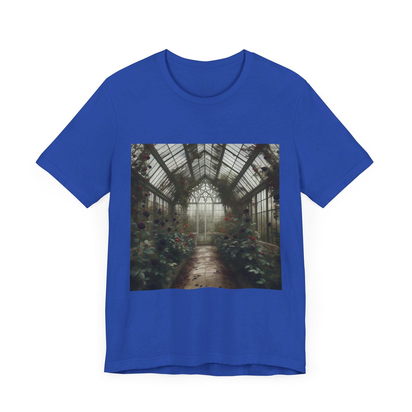 Gothic Roses Greenhouse Unisex Jersey Short Sleeve Tee