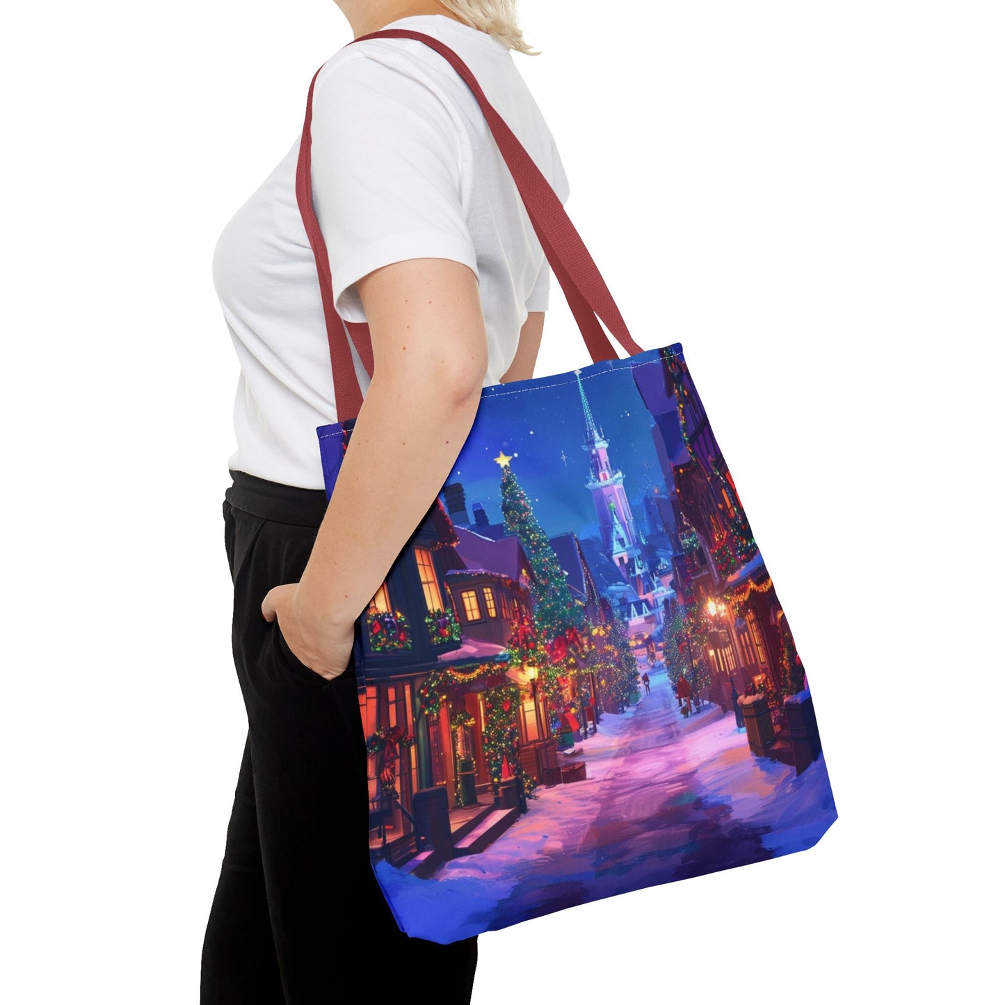 Holiday Town Tote Bag (AOP)