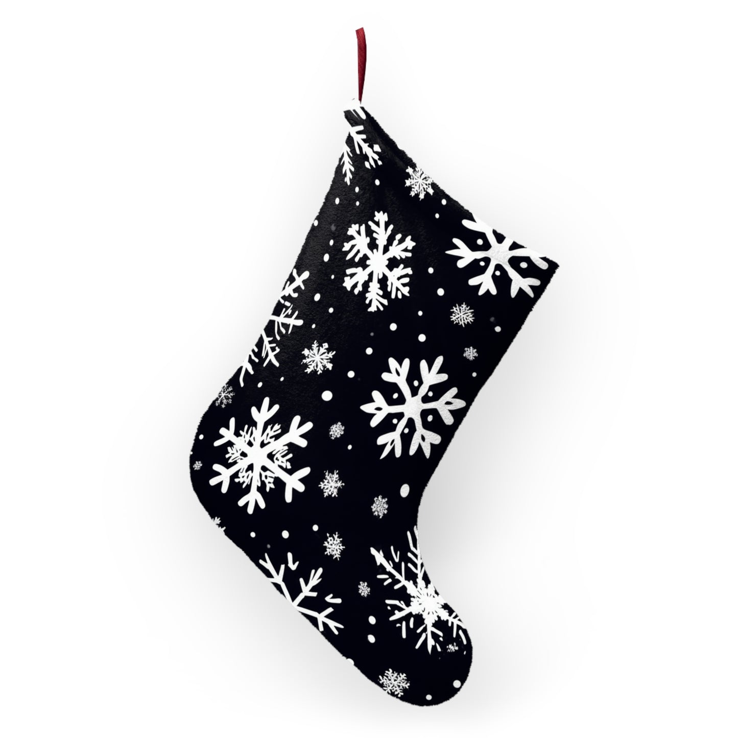 Midnight Snowflakes Christmas Stockings