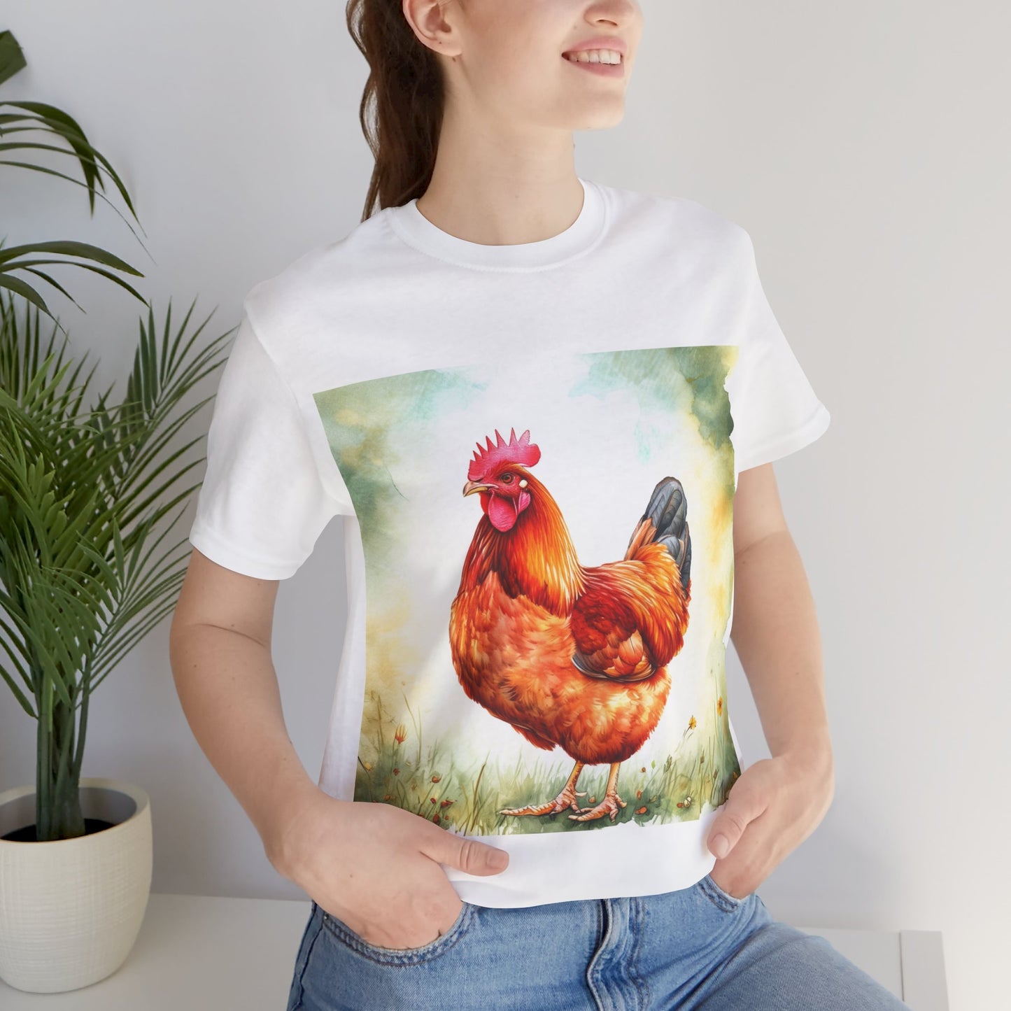 Chicken Unisex Jersey Short Sleeve Tee