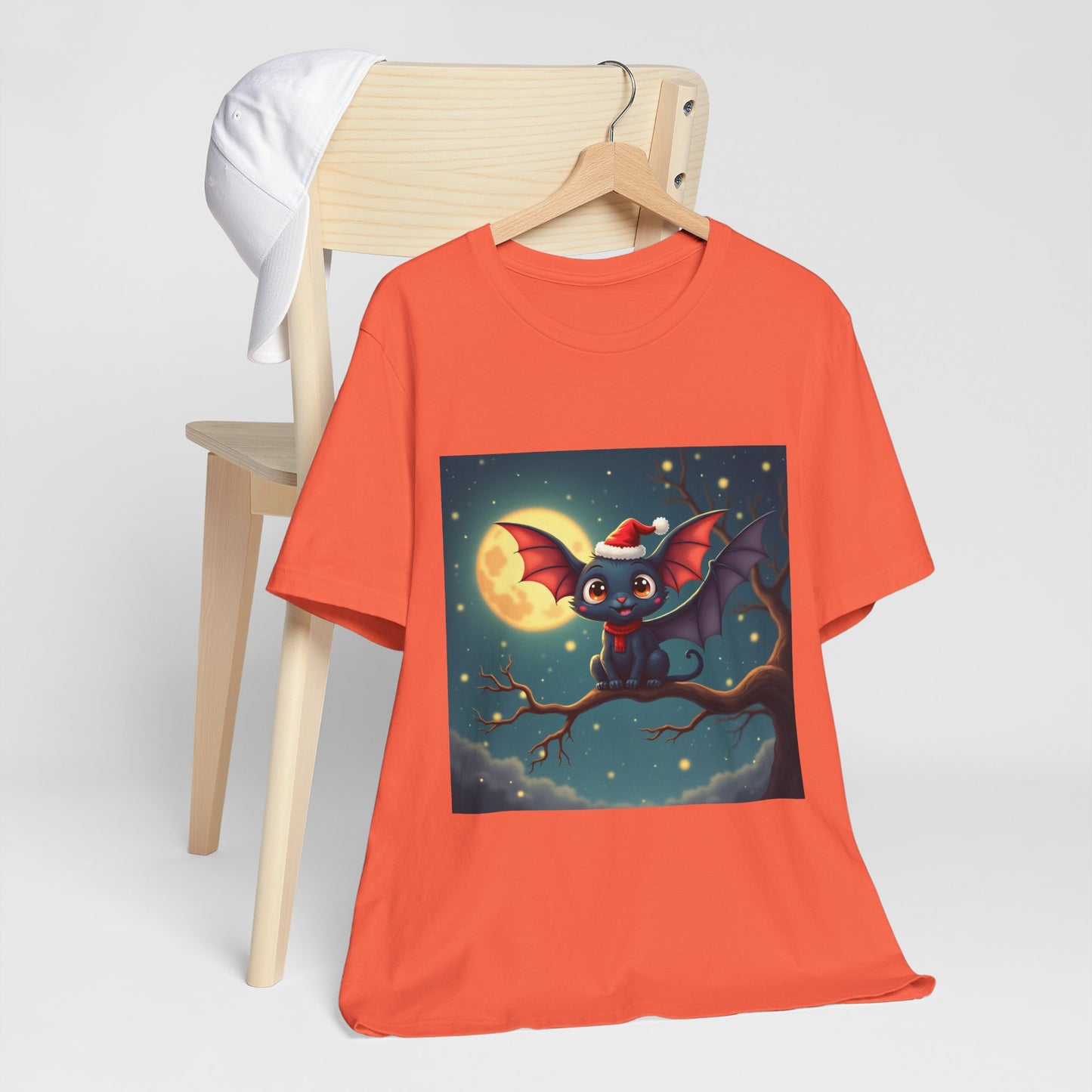 Adorable Festive Winter Bat Unisex Jersey Tee