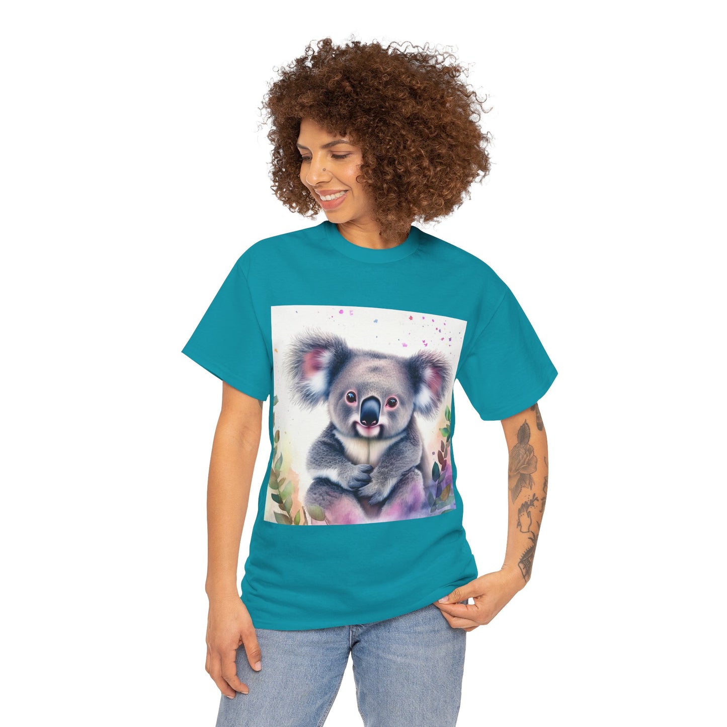 Adorable Baby Koala Unisex Heavy Cotton Tee