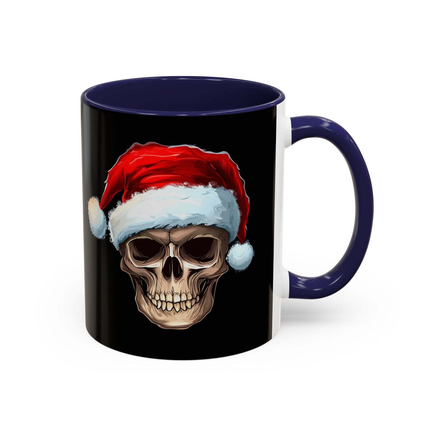 Gothic Christmas Skull Mug Accent Coffee Mug (11, 15oz)