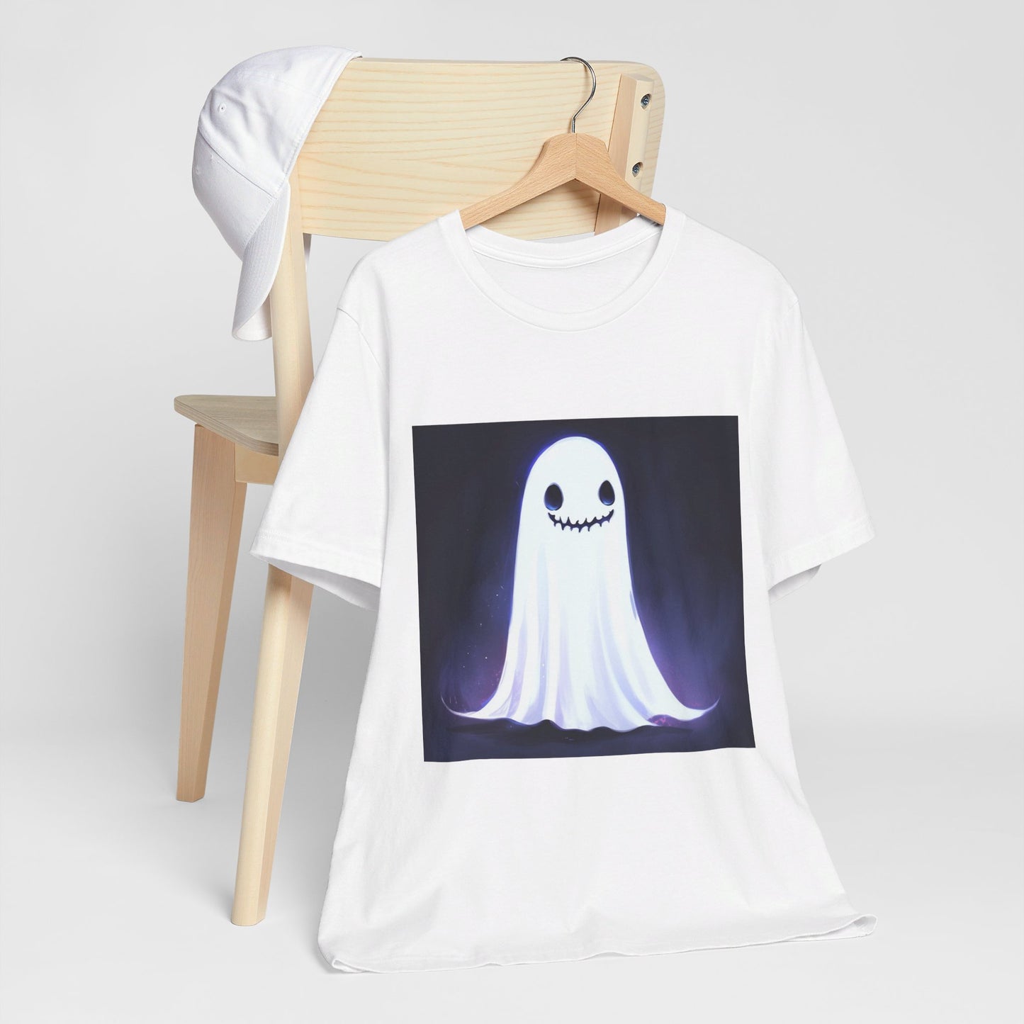 Creepy Cute Ghost Unisex Jersey Short Sleeve Tee