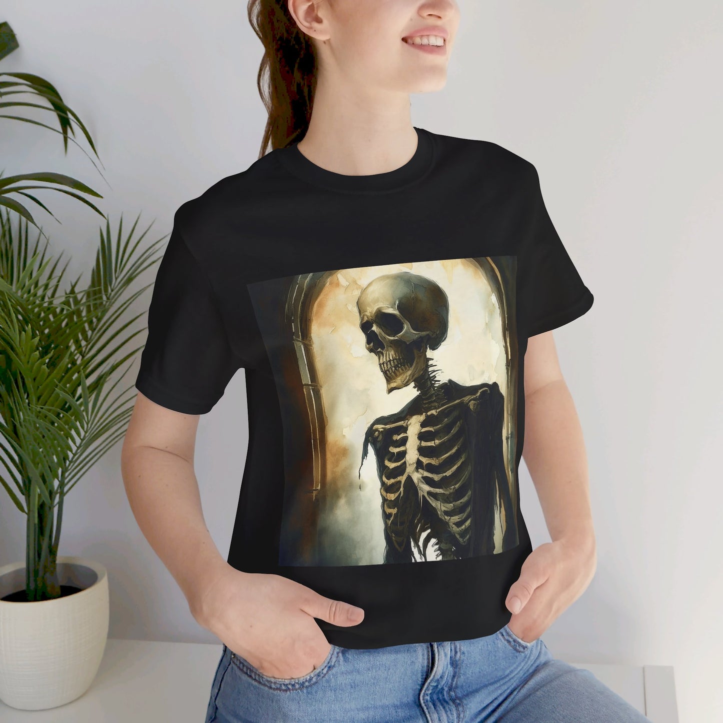 Vintage Skeleton Unisex Jersey Short Sleeve Tee