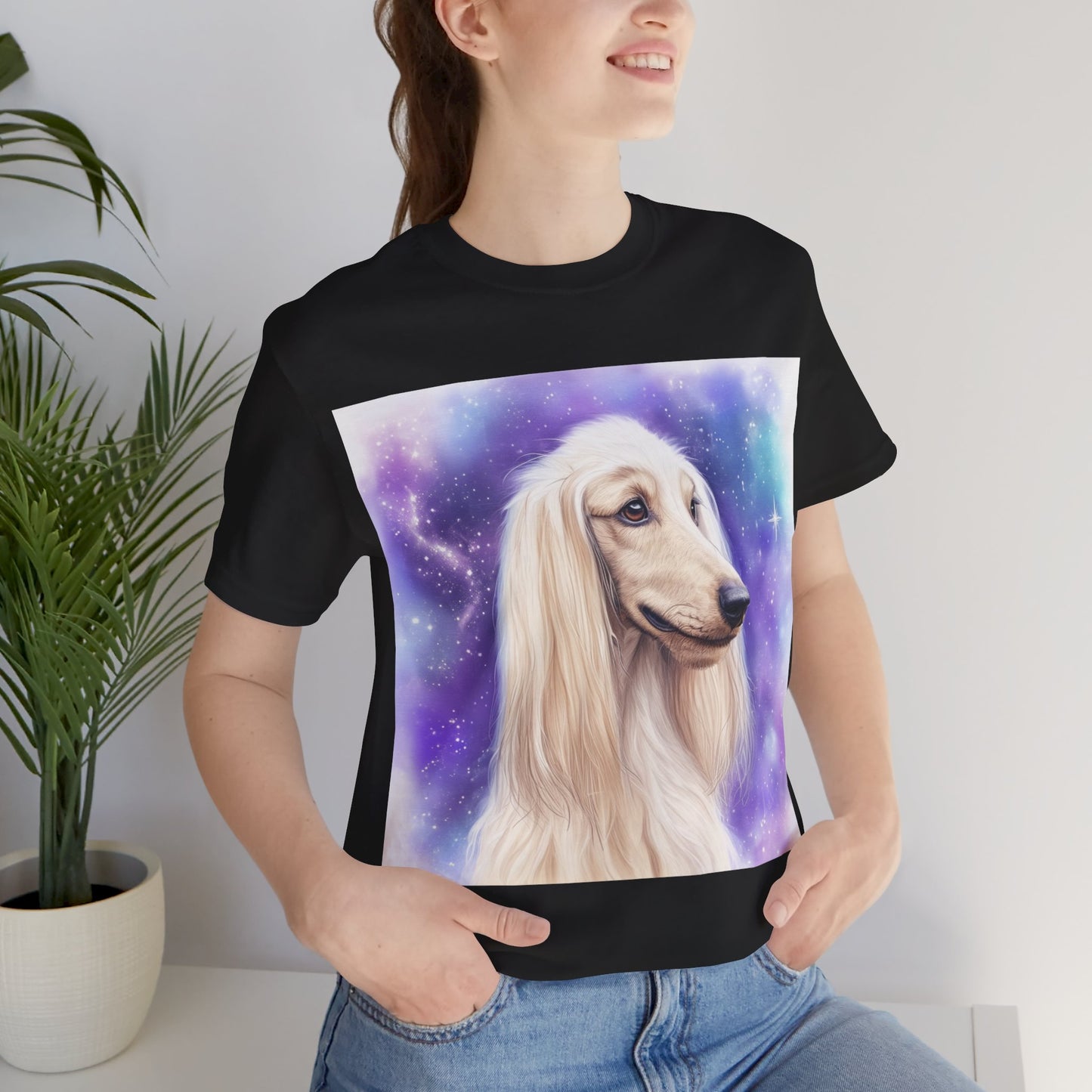 Afghan Hound Unisex Jersey Short Sleeve Tee