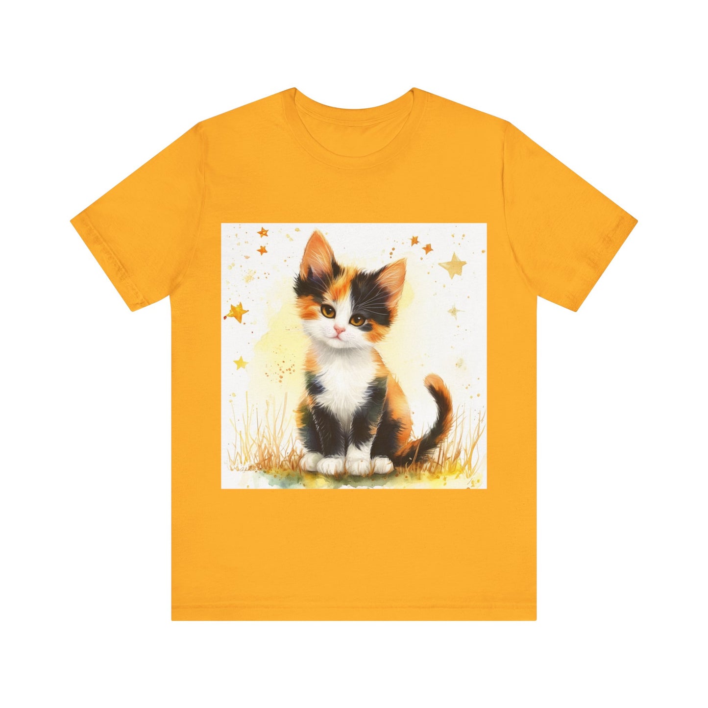 Cute Calico Kitten Unisex Jersey Short Sleeve Tee