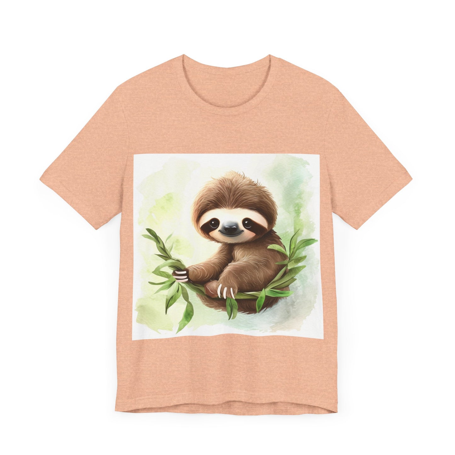 Playful Sloth Unisex Jersey Short Sleeve Tee