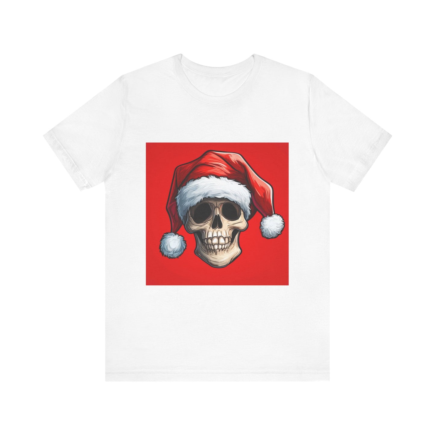 Spooky Jester Santa Skull