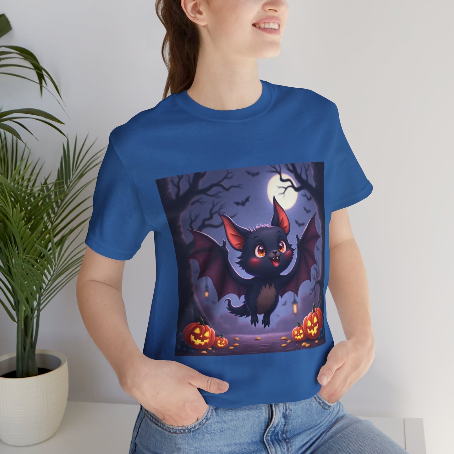 Spooky Cute Bat Unisex Jersey Tee