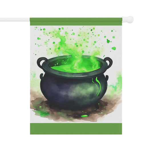 Witch's Cauldron Garden & House Banner