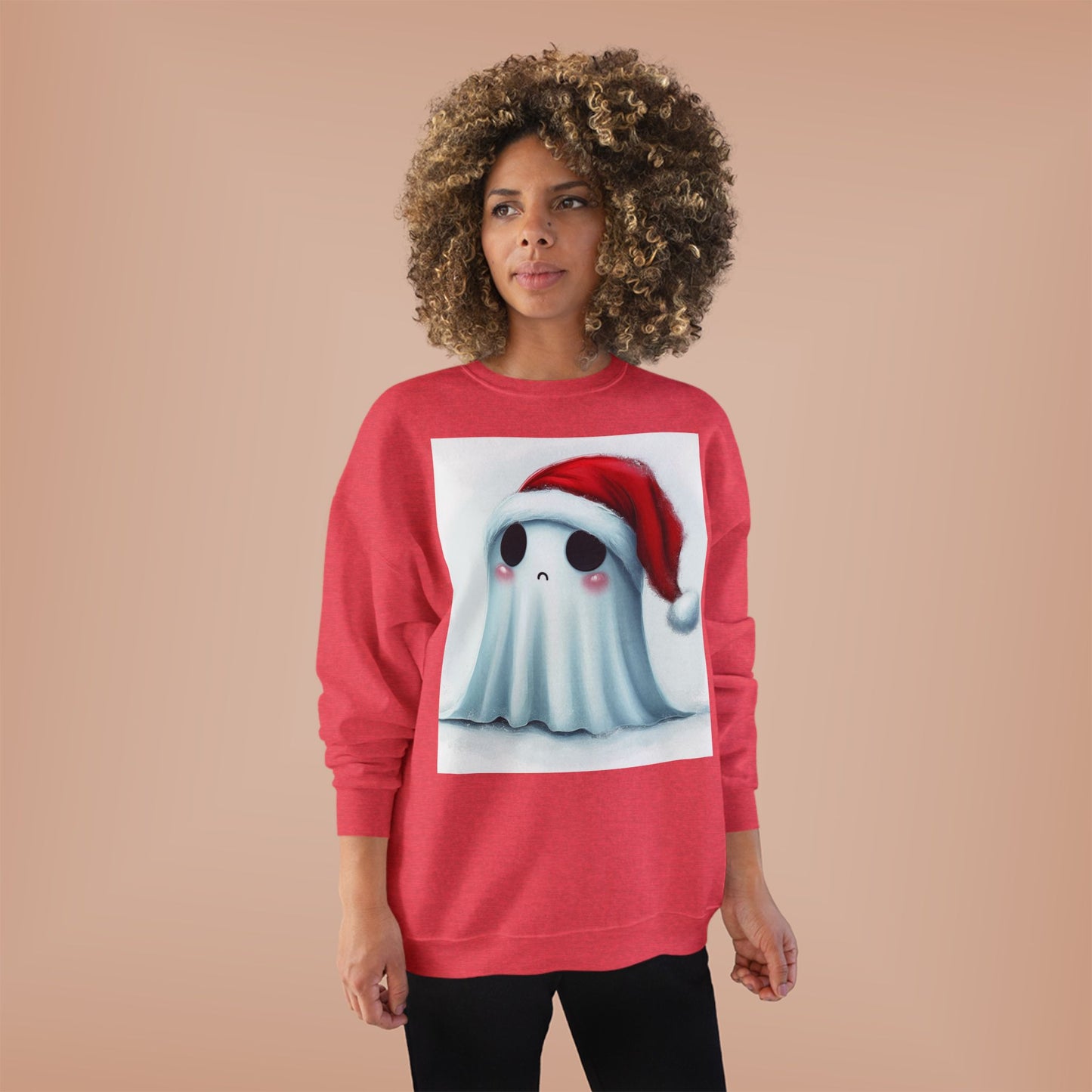 Holiday Ghost Unisex EcoSmart® Crewneck Sweatshirt