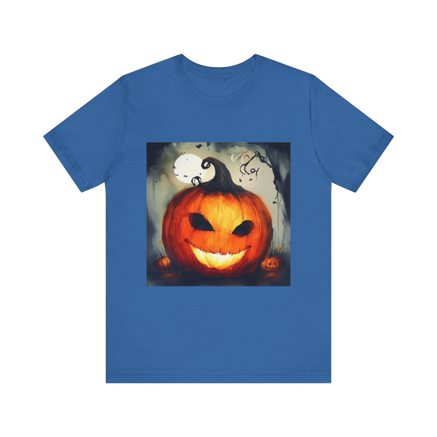 Spooky Jack o Lantern Unisex Jersey Short Sleeve Tee