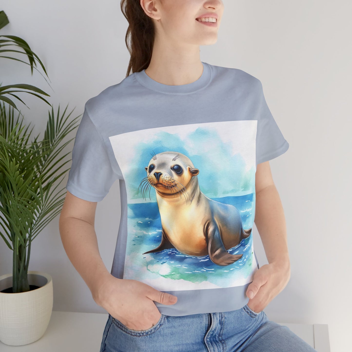 Baby Sea Lion Unisex Jersey Short Sleeve Tee