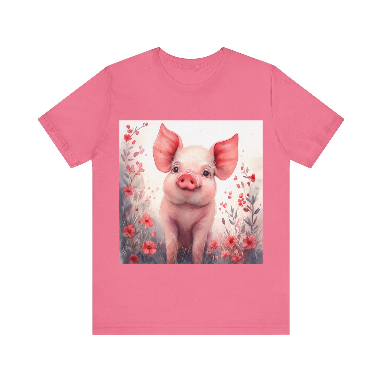 Cute Piglet Unisex Jersey Short Sleeve Tee