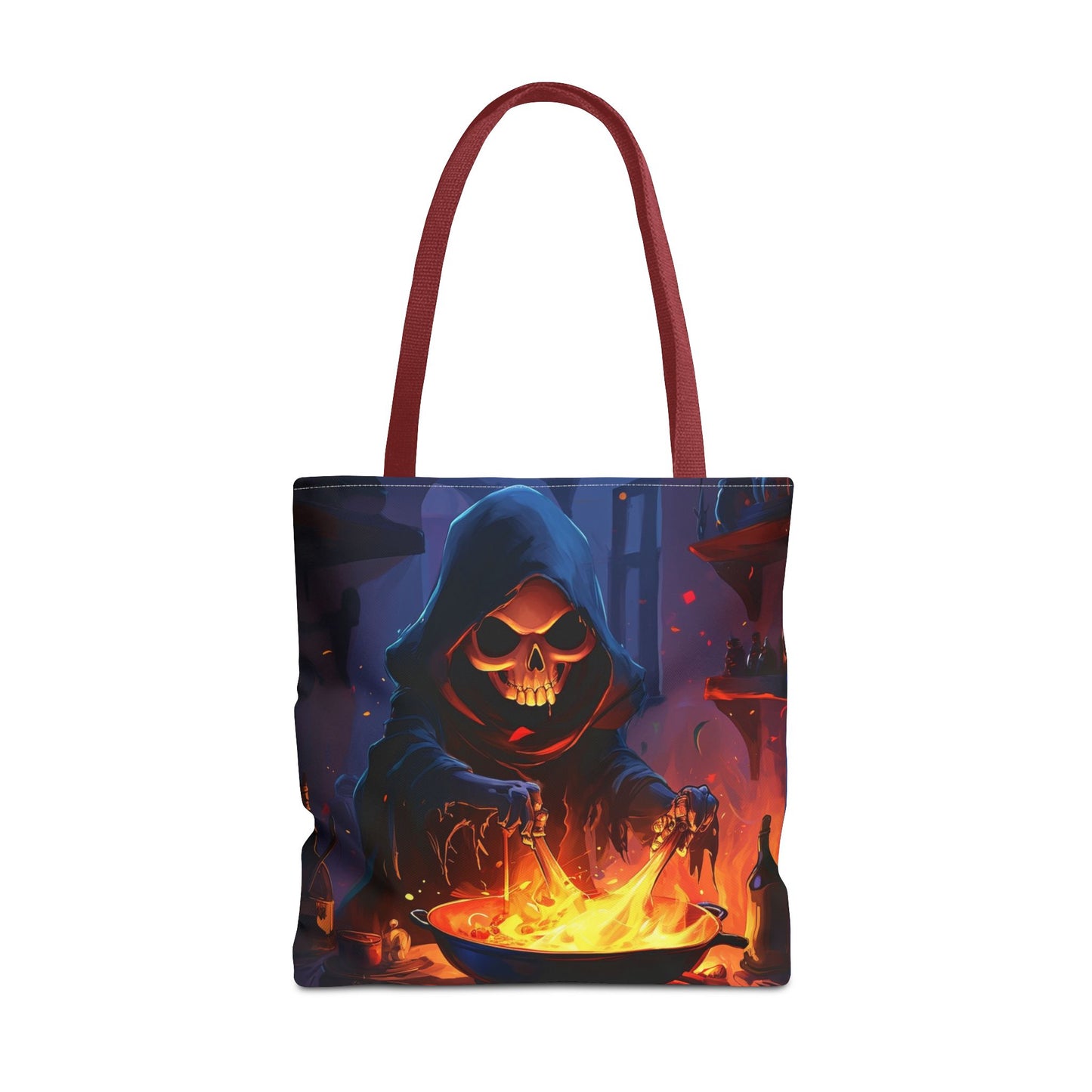 Dark Grim Reaper Cooking Tote Bag (AOP)