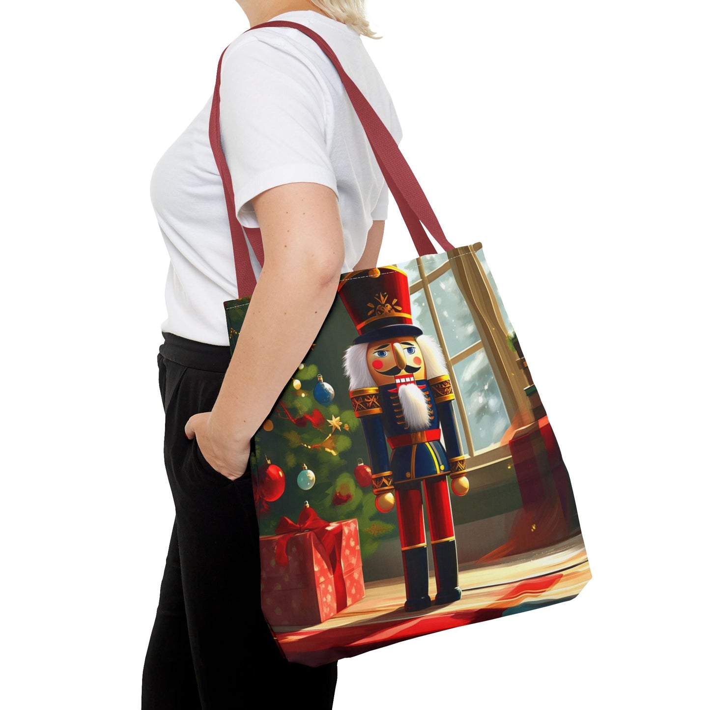 Holiday Nutcracker Tote Bag (AOP)