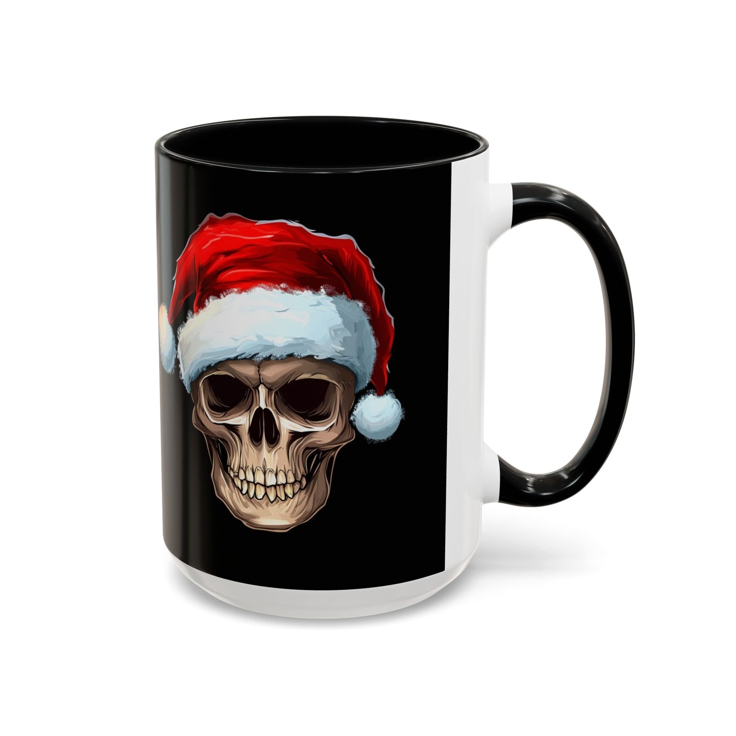 Gothic Christmas Skull Mug Accent Coffee Mug (11, 15oz)