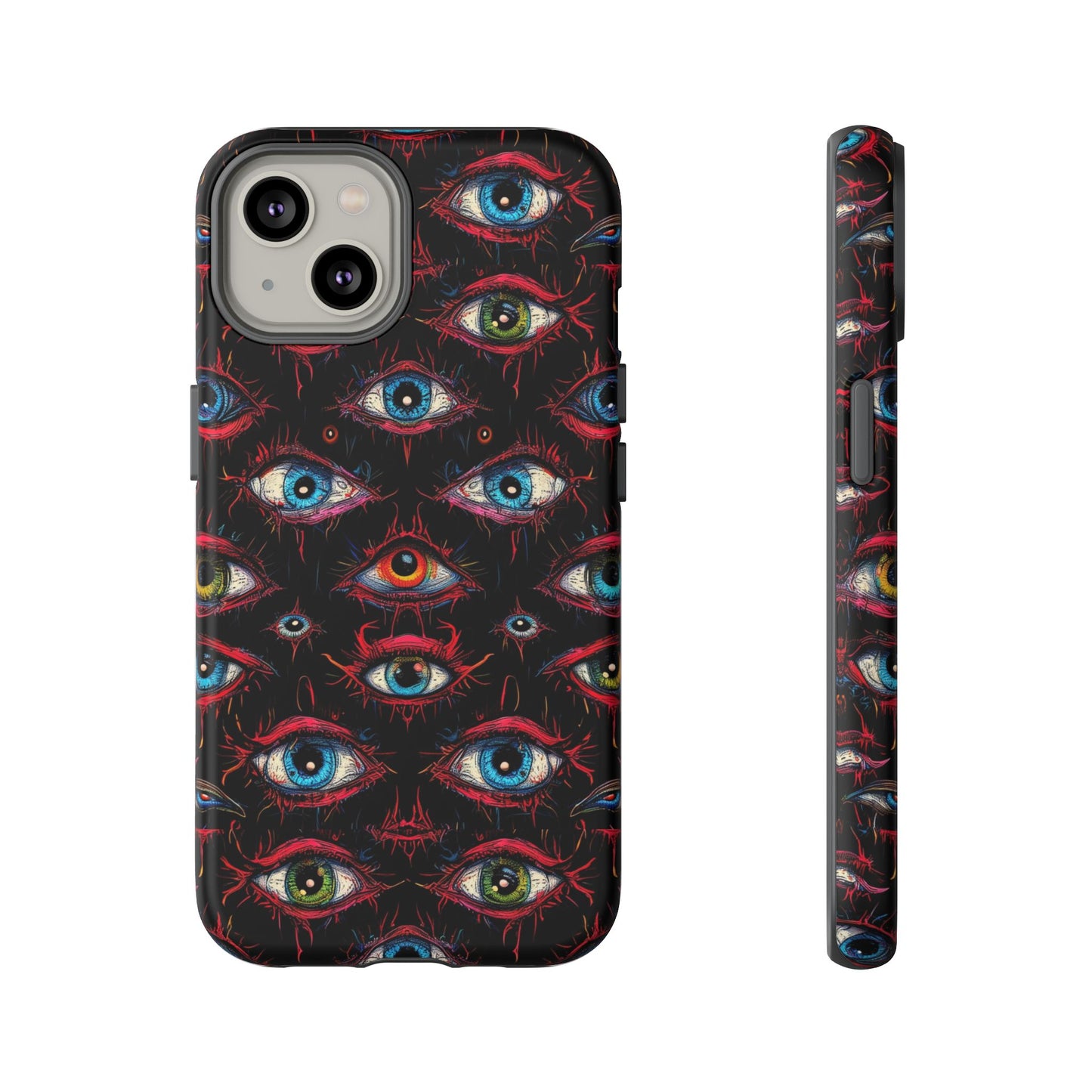 Creepy Eye Pattern Tough Cases