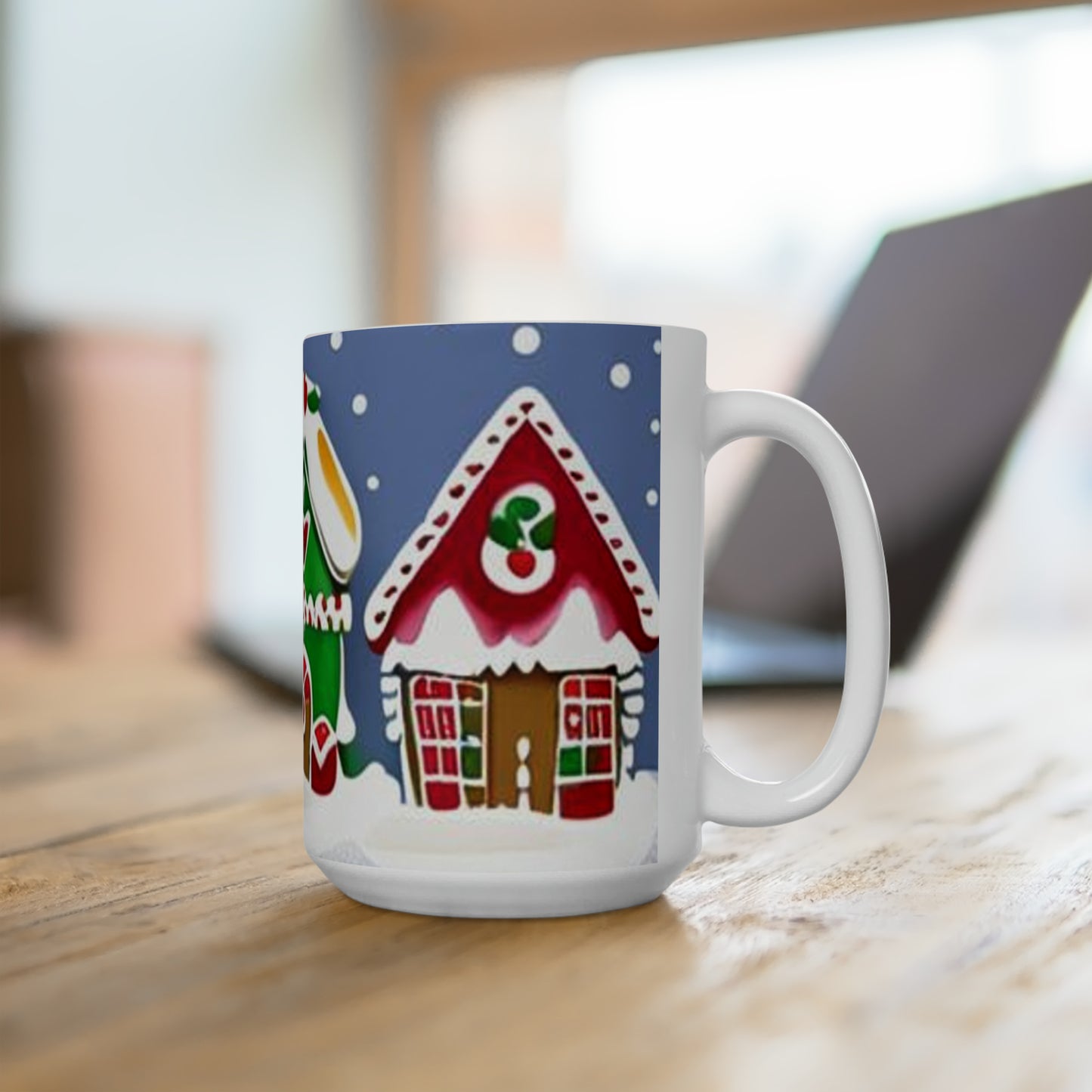 Gingerbread Village Ceramic Mug 15oz