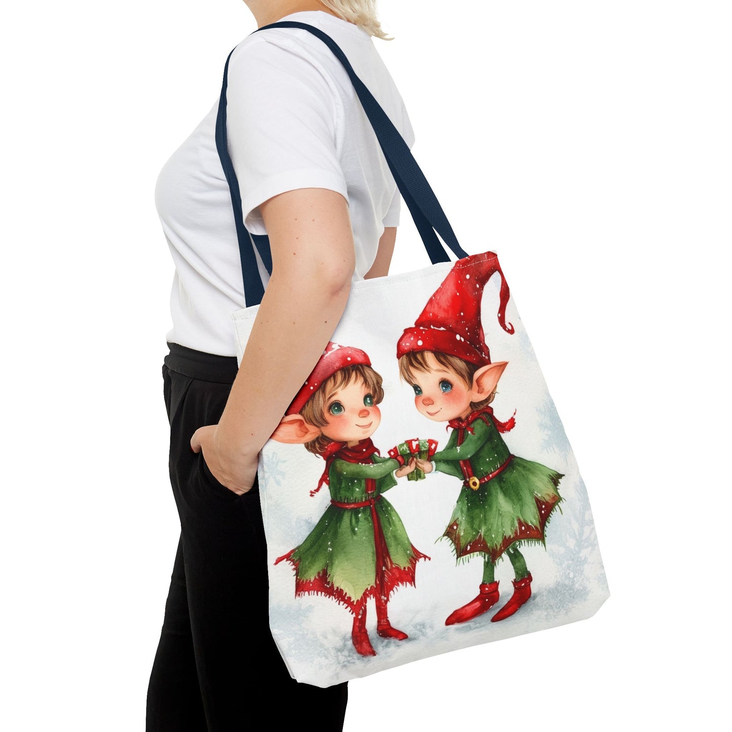 Cute Elves Tote Bag (AOP)