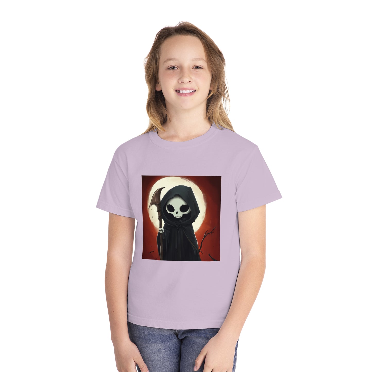 Cute Grim Reaper Youth Midweight Tee