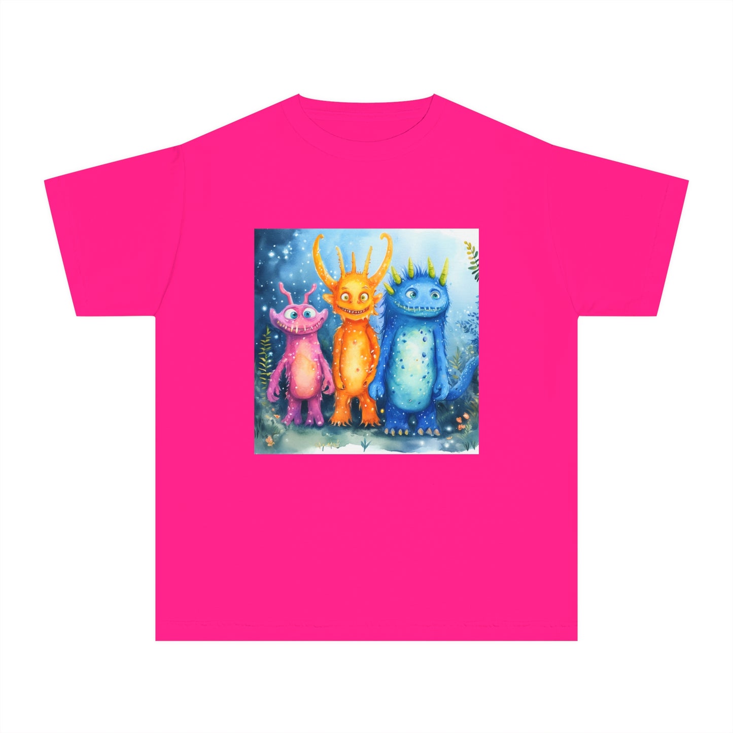 Cute Funny Monsters Youth Midweight Tee