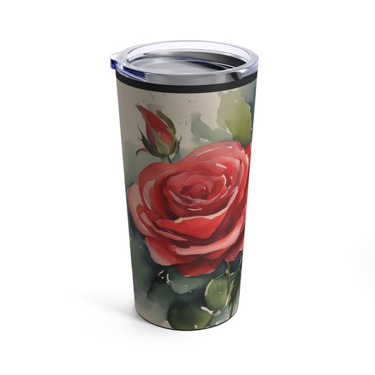 Elegant Red Roses Tumbler 20oz