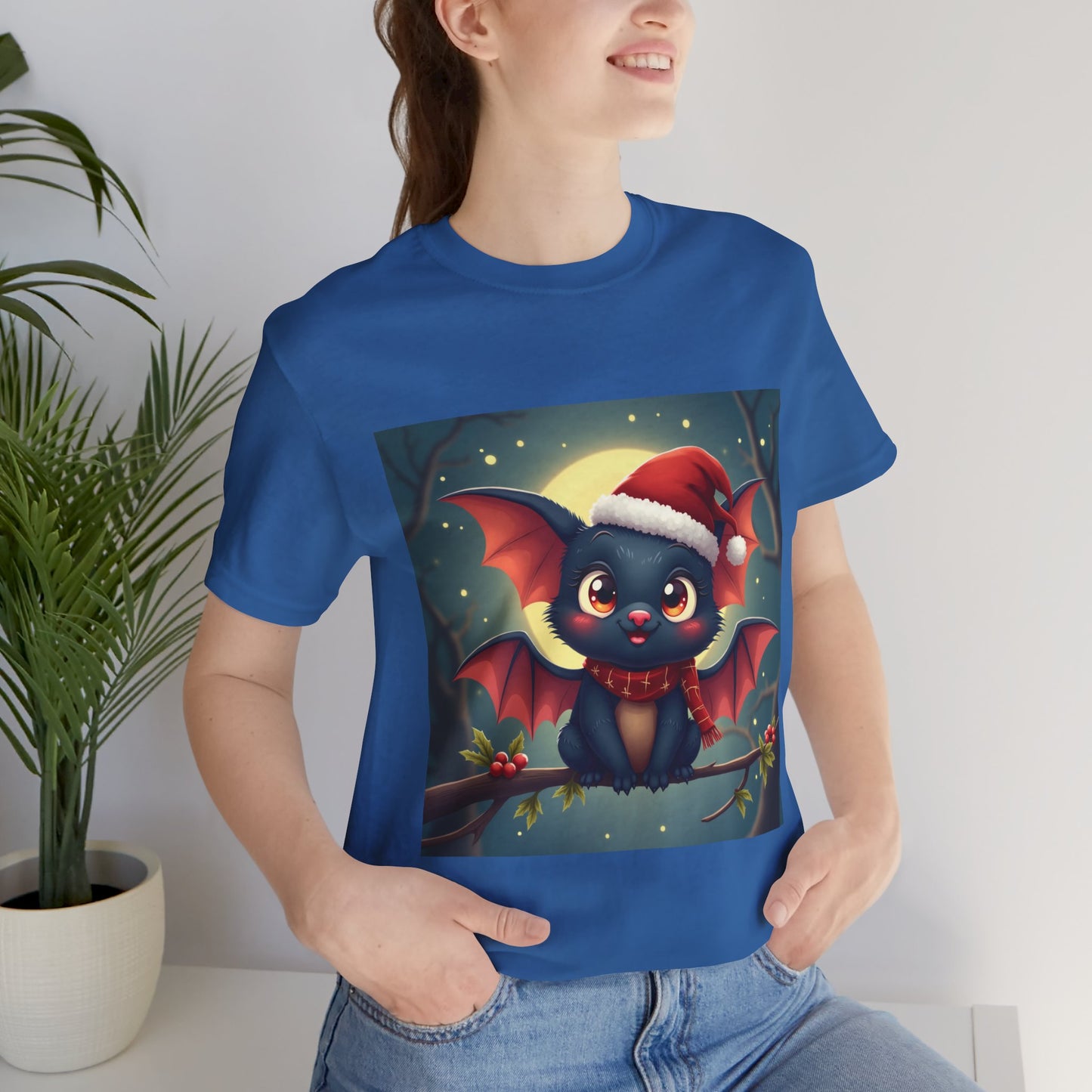 Cute Holidays Bat Unisex Jersey Tee