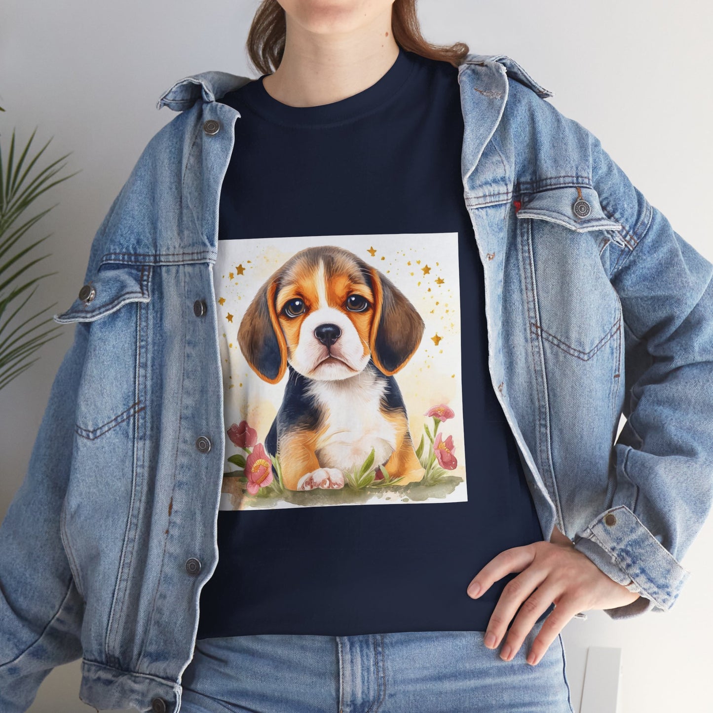 Beagle Puppy Unisex Heavy Cotton Tee