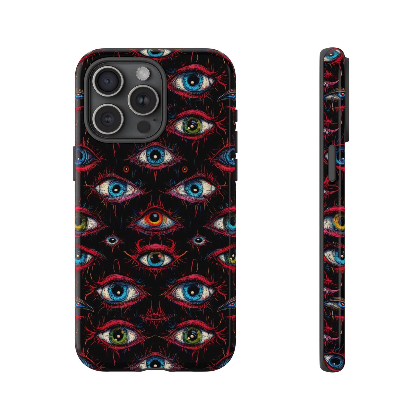 Creepy Eye Pattern Tough Cases