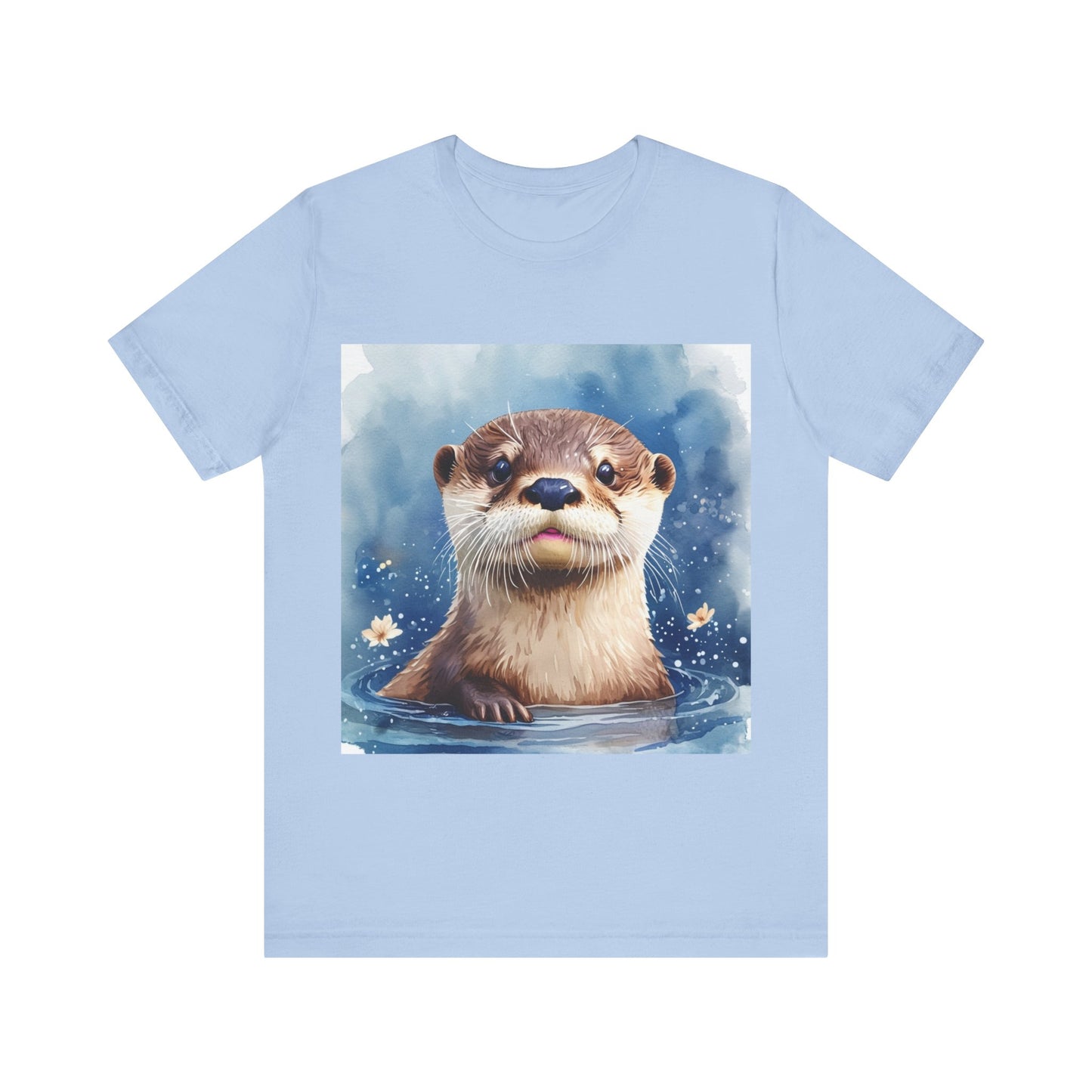 Cute Otter Unisex Jersey Short Sleeve Tee