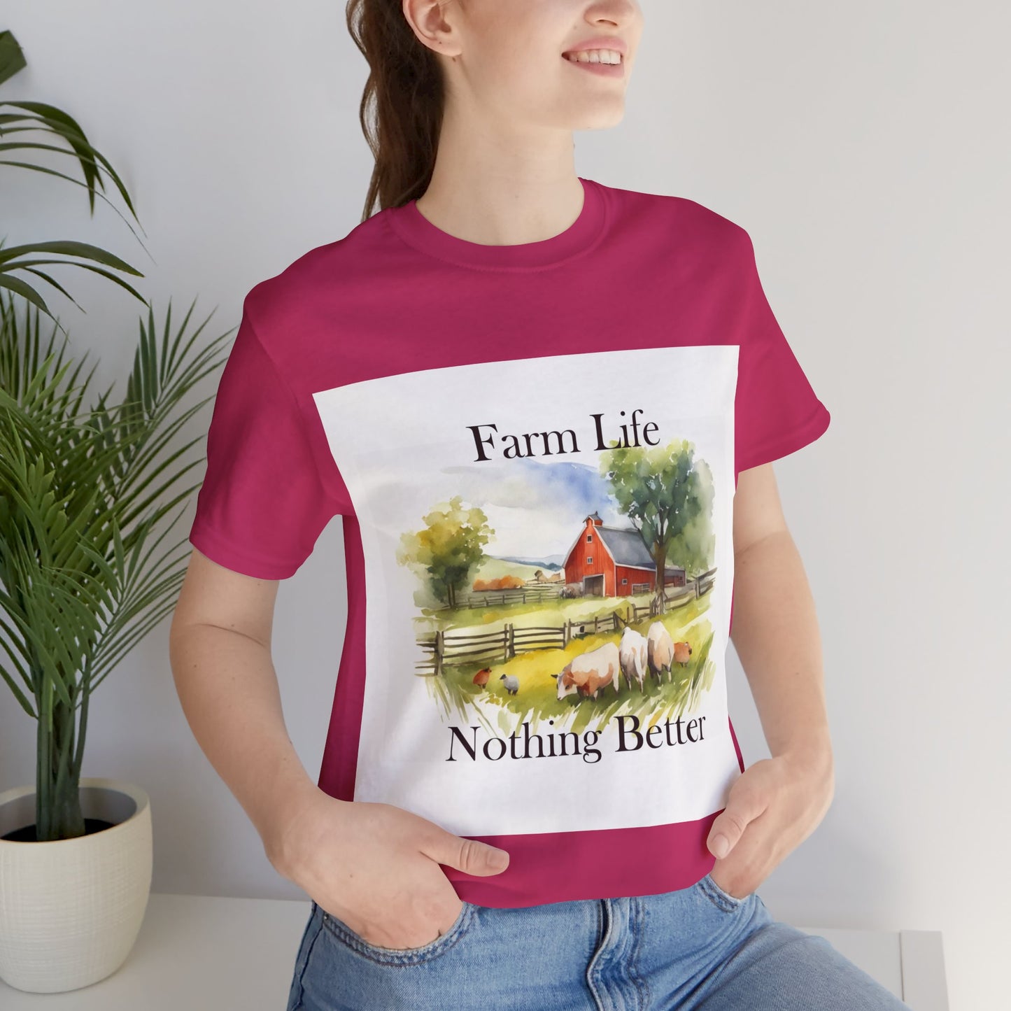 Farm Life Unisex Jersey Short Sleeve Tee
