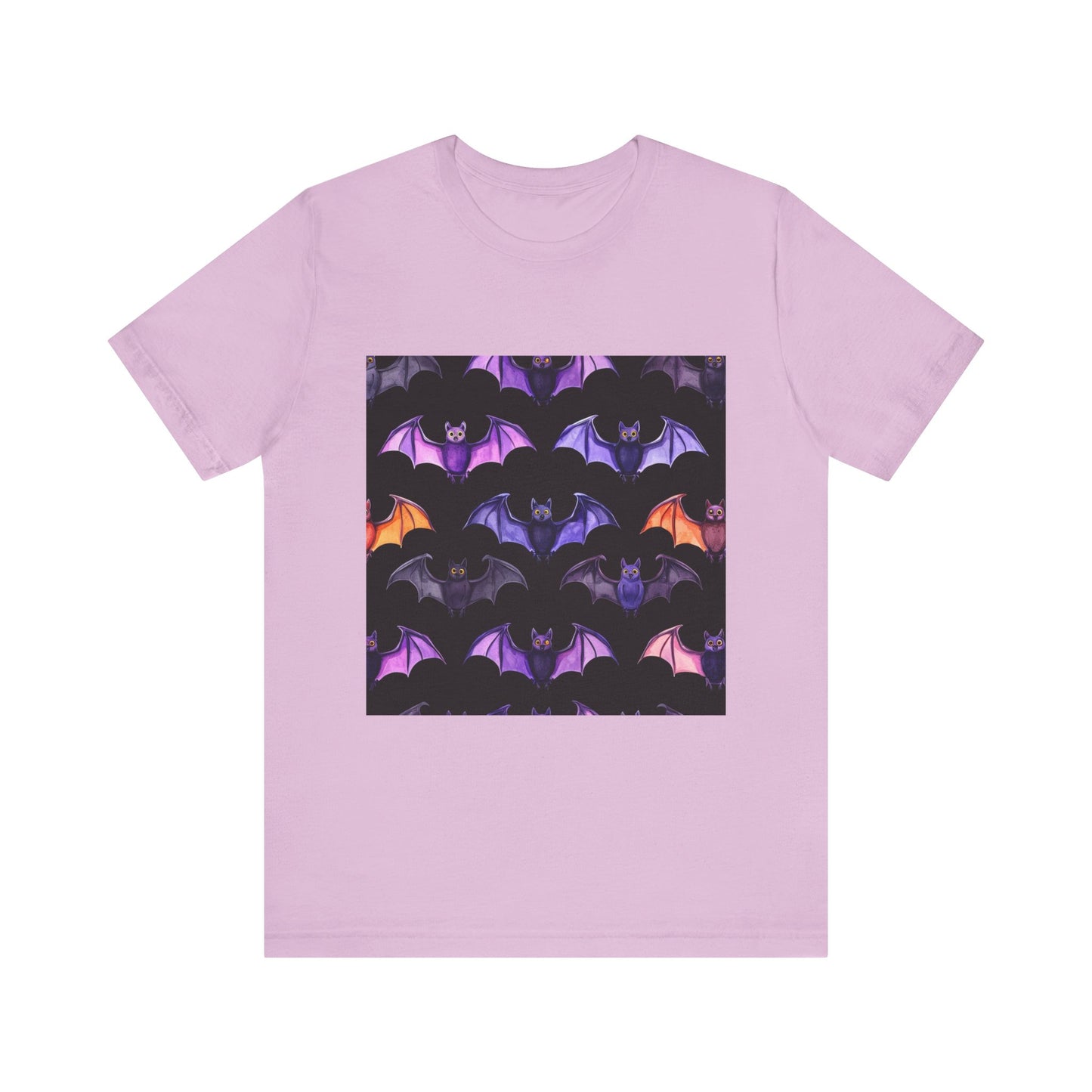 Cute Bat Pattern Unisex Jersey Short Sleeve Tee