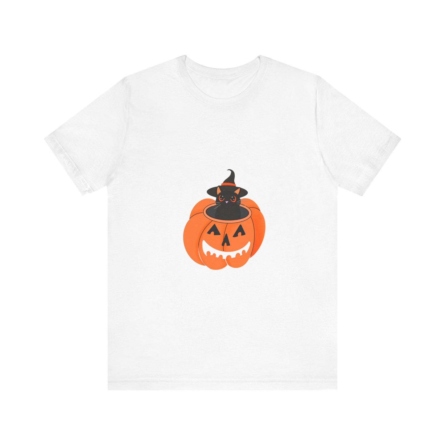 Cute Cat Halloween Unisex Jersey Short Sleeve Tee