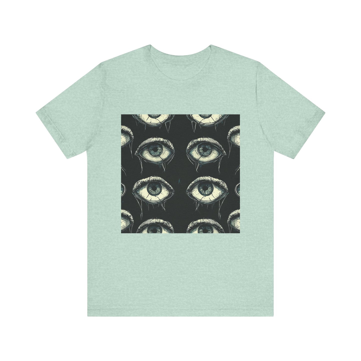 Spooky Eye Pattern Unisex Jersey Short Sleeve Tee