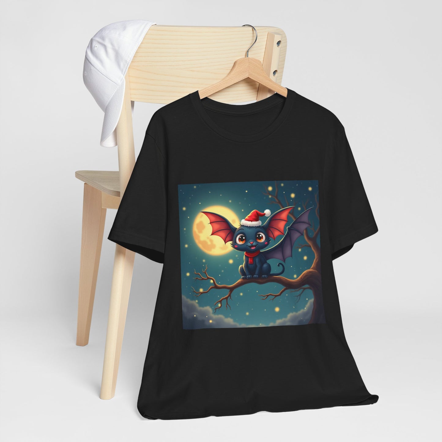 Adorable Festive Winter Bat Unisex Jersey Tee