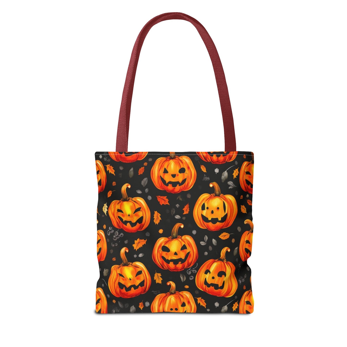 Happy Pumpkin Pattern Tote Bag (AOP)