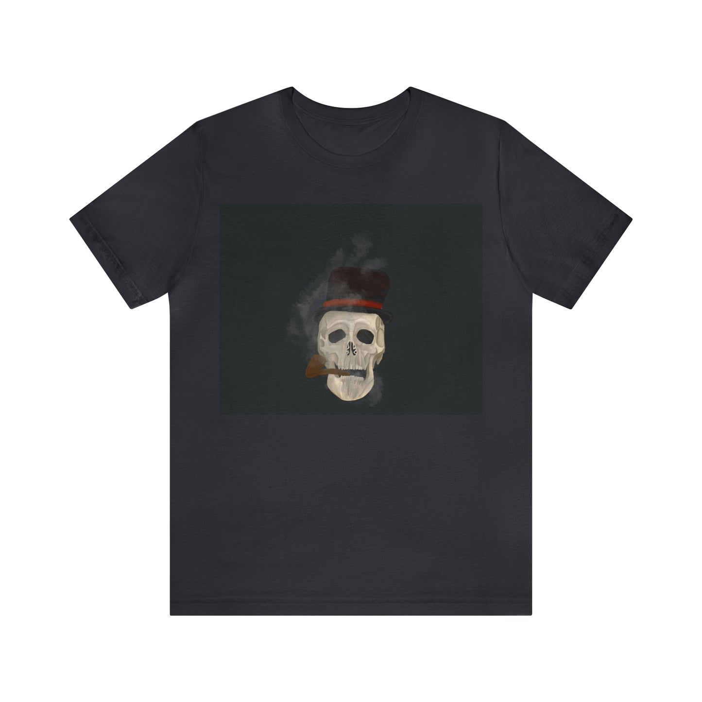 Smoking SkullUnisex Jersey Short Sleeve Tee