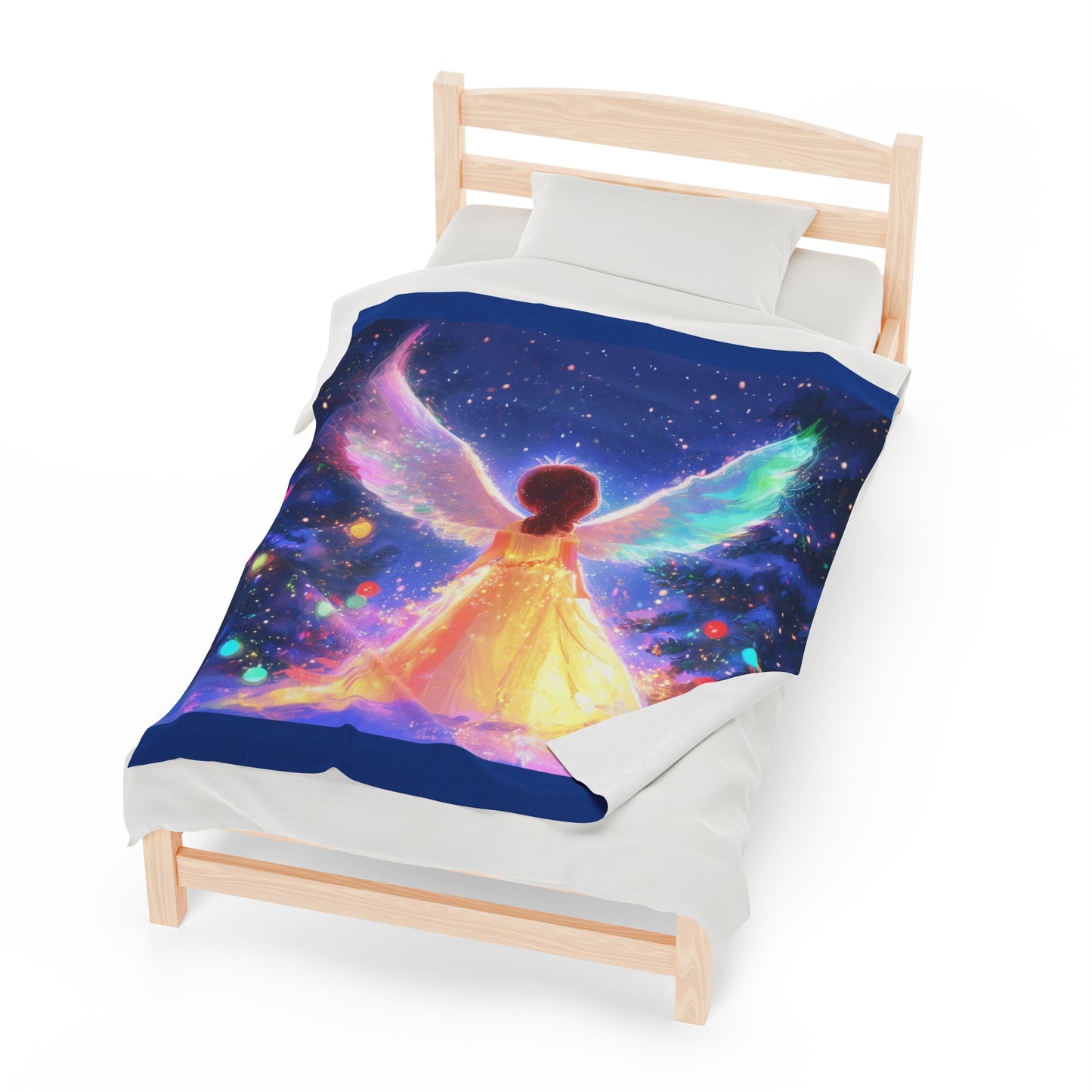 Bright Angel Velveteen Plush Blanket