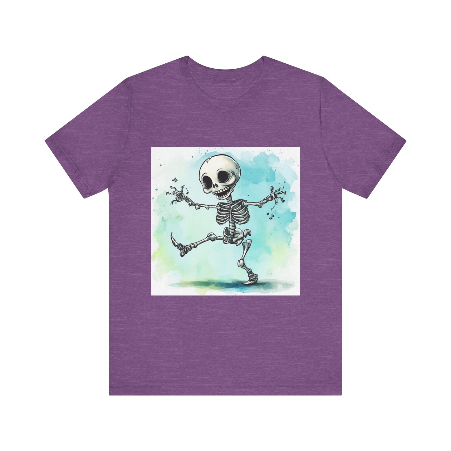 Happy Cute Skeleton Unisex Jersey Short Sleeve Tee