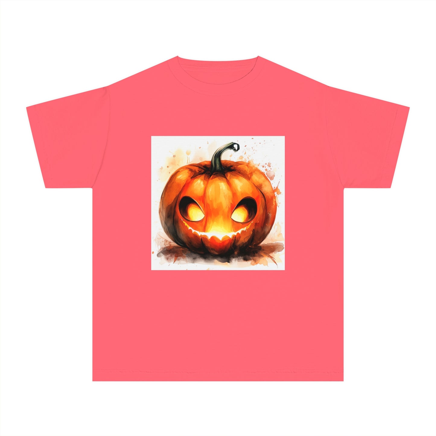 Cute Happy Jack o' Lantern Youth Midweight Tee