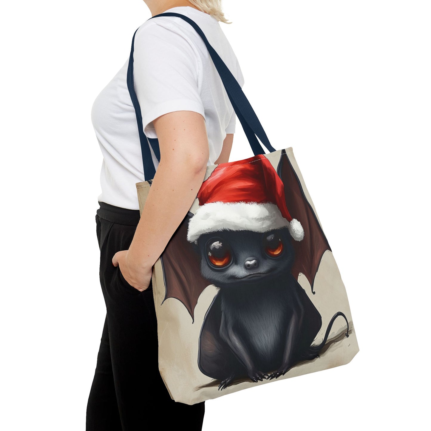 Santa Hat Bat Tote Bag (AOP)