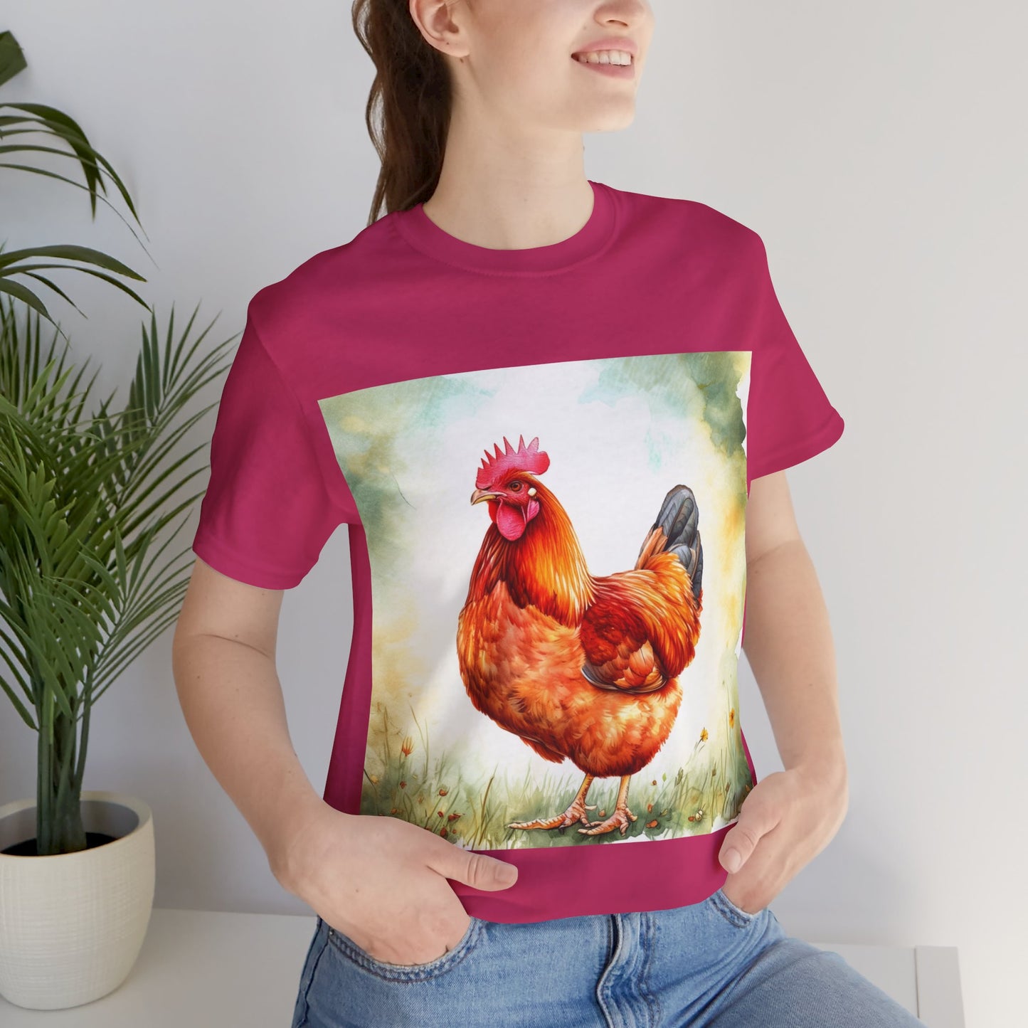 Chicken Unisex Jersey Short Sleeve Tee